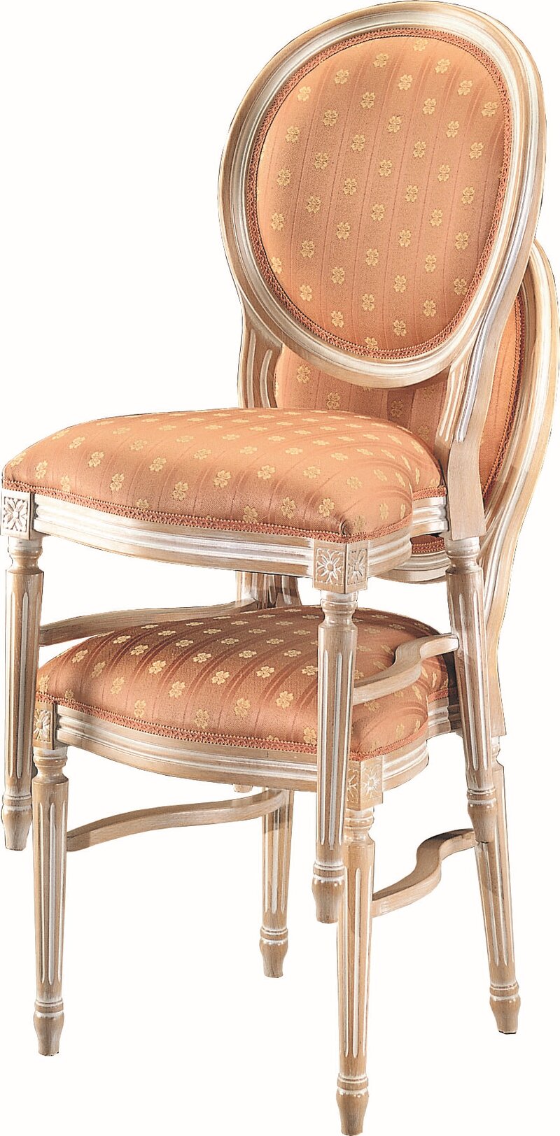 Busetto S662I Sedia dal design classico in massello di faggio, verniciatura personalizzabile in tinte da campionario 1