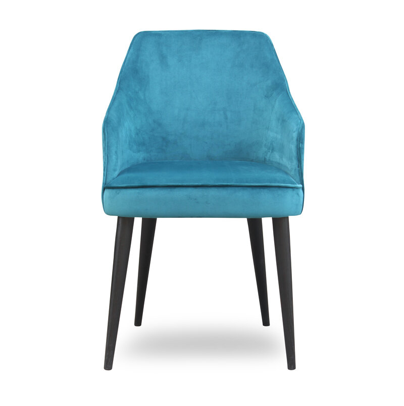 Busetto S025A Poltroncina con braccioli dal design moderno in massello di faggio o frassino 1