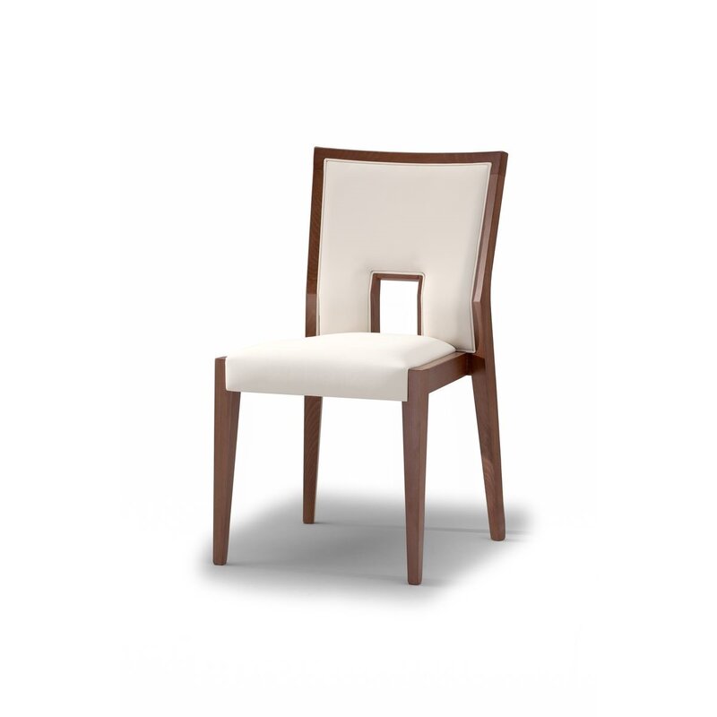 Busetto S195 Sedia impilabile dallo stile contemporaneo in massello di faggio 1